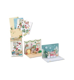 FOLIA - Carte de Noël Ensemble 3D 2 pièces
