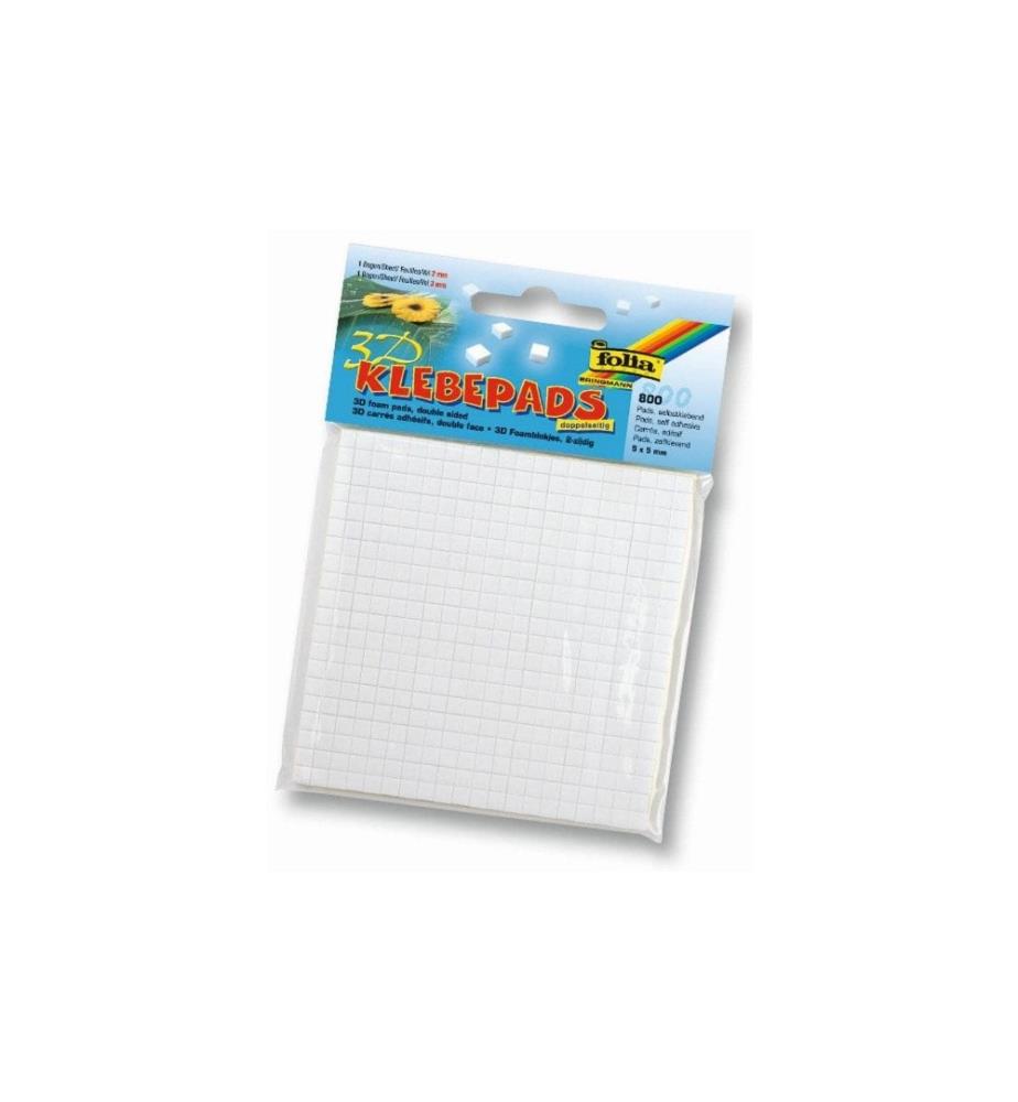 FOLIA - Klebepad 400 x 2 mm, 400 x 3 mm gross 800 Stück