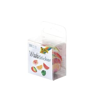 FOLIA - Sticker auf Rolle Washi Tropical 200 Sticker