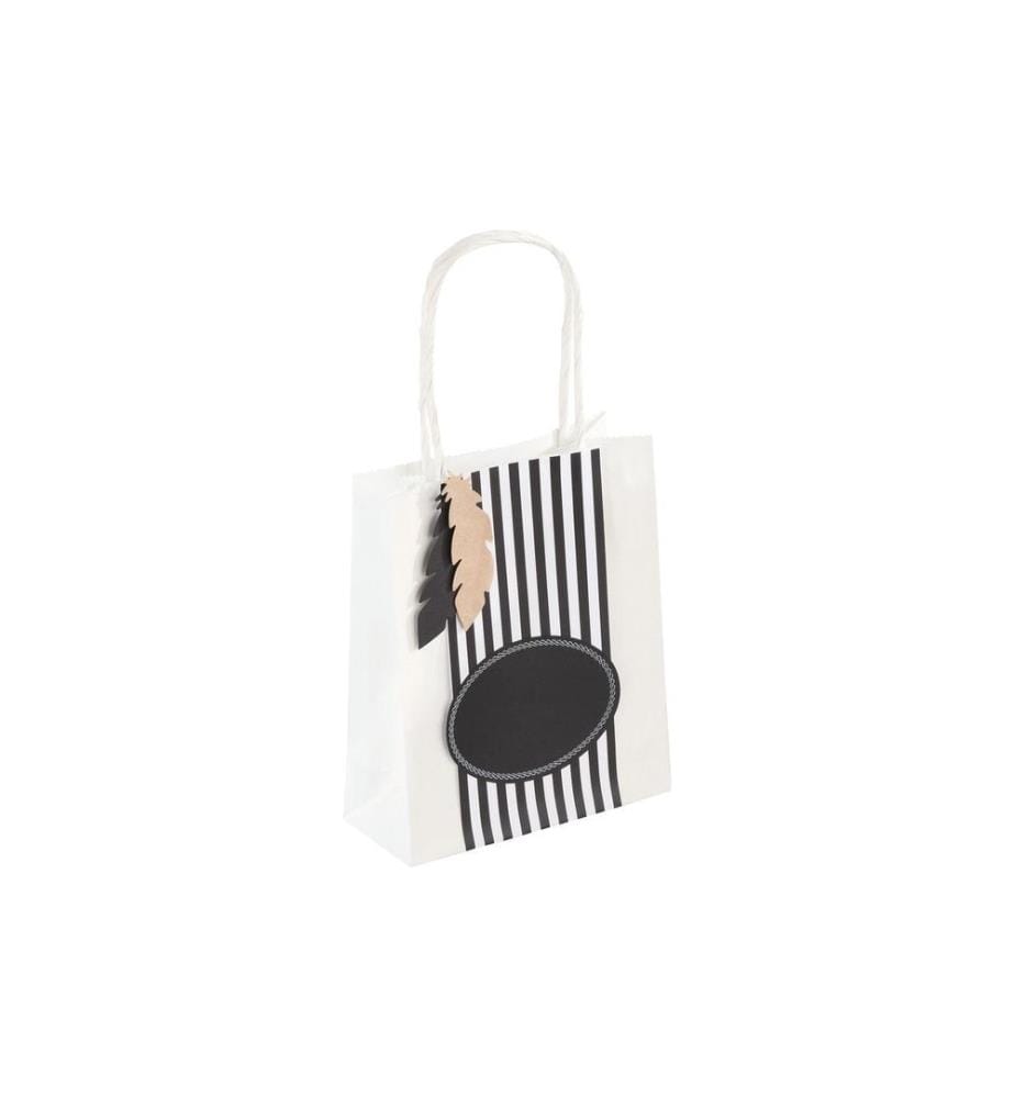 Folia Sacs en papier S Papier kraft blanc, 20 feuilles