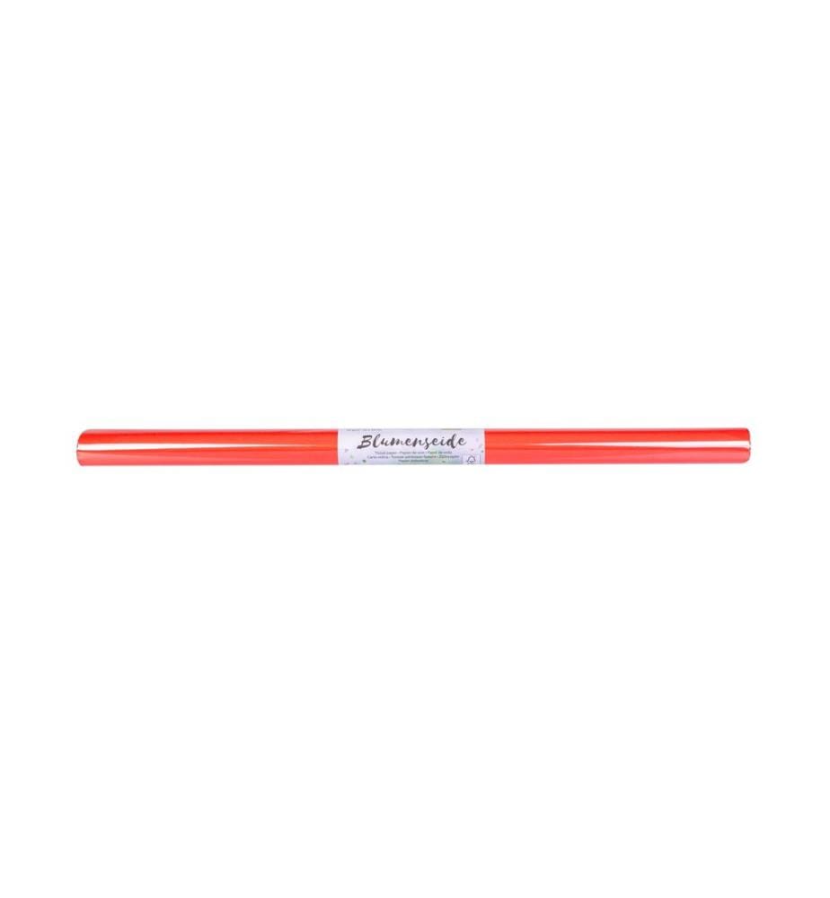 Folia Seidenpapier Blumenseide, 50 x 70 cm Rot