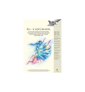 Folia Öl- und Acrylmalblock DIN A3 290 g/m² 10 Blatt weiss