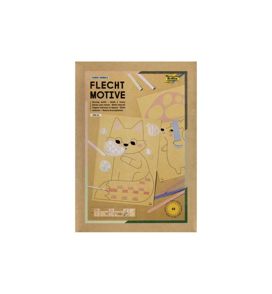 Folia Flechtmotive Forest animals 48 Teile
