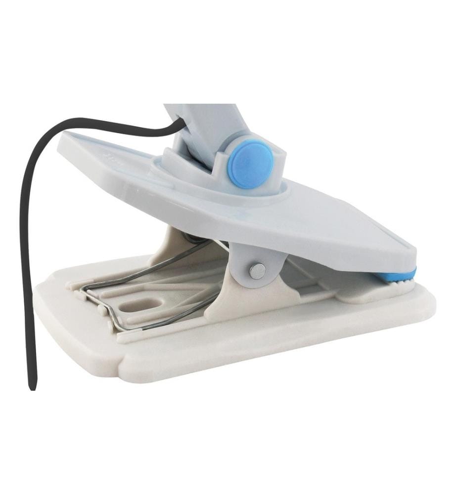 Eurotrail - Klammer-Ventilator 12 V Hellblau/Weiss