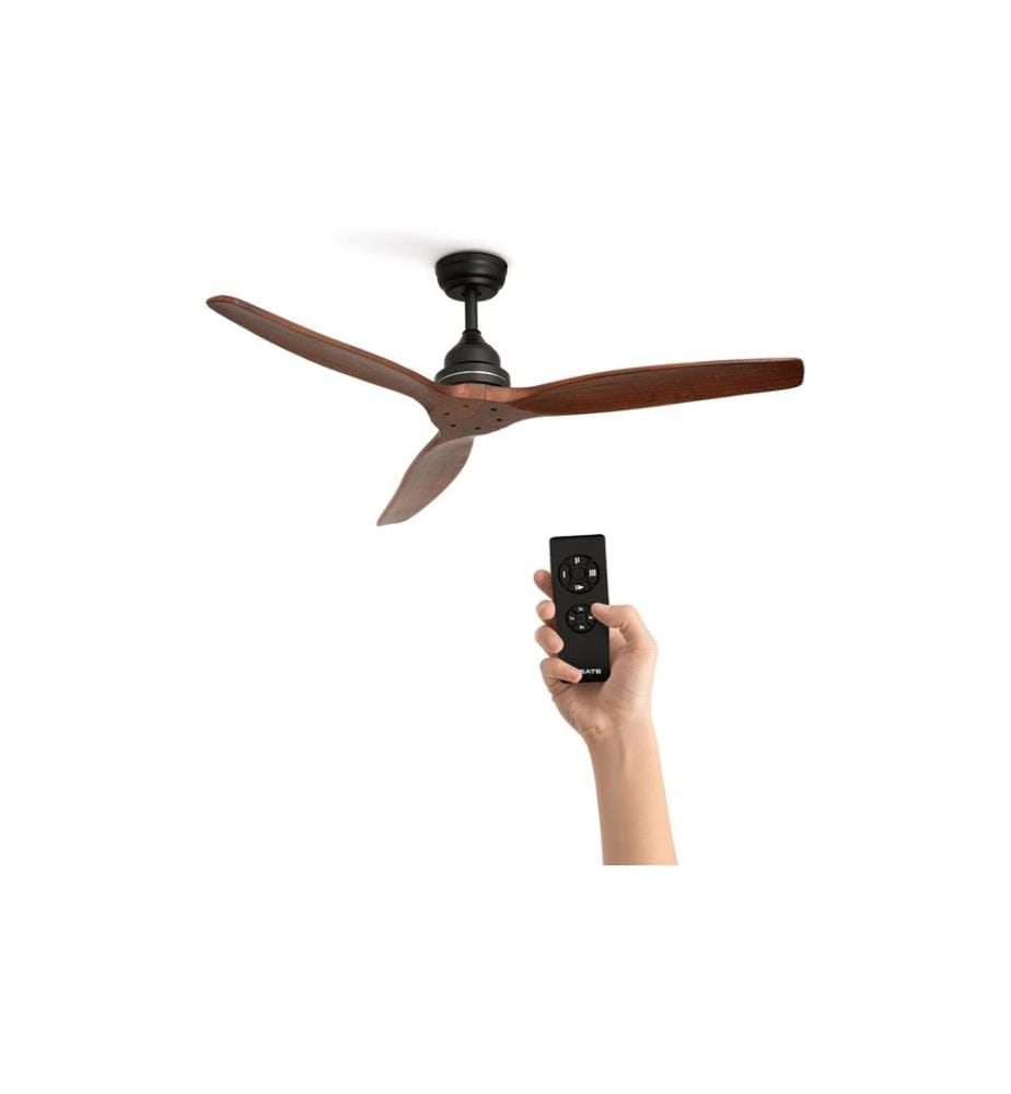 Create - Deckenventilator, Holz Schwarz