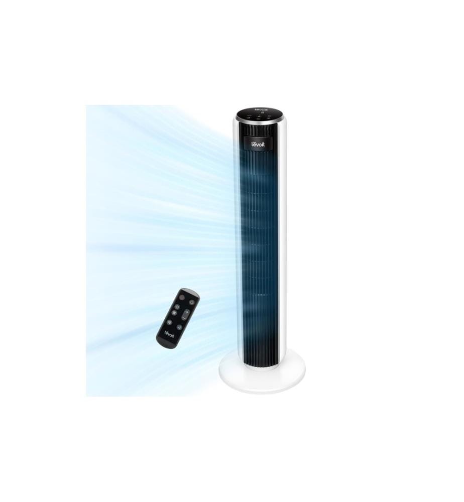 Levoit - Turmventilator LTF-F361-WEU Schwarz/Weiss