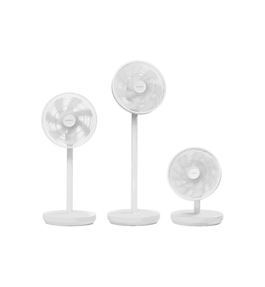 Ecofort - Standventilator ecoQ SilentAir Due+ Weiss