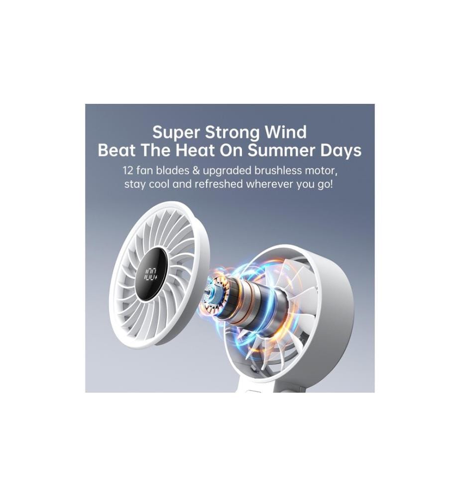 Jisulife - Handventilator Fan 7 Grau