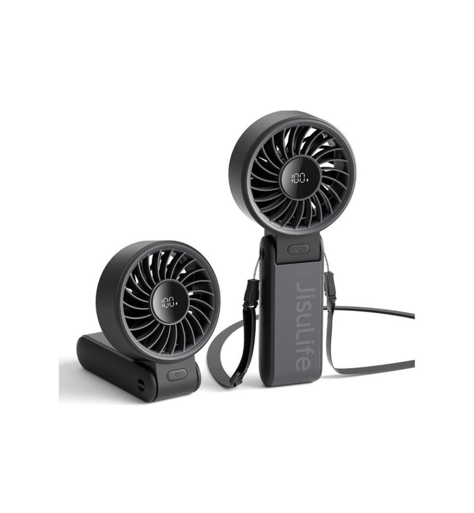 Jisulife - Handventilator Fan 7 Schwarz