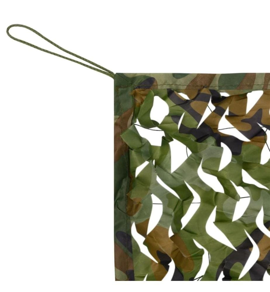 Filet de camouflage avec sac de rangement 2x8 m Vert