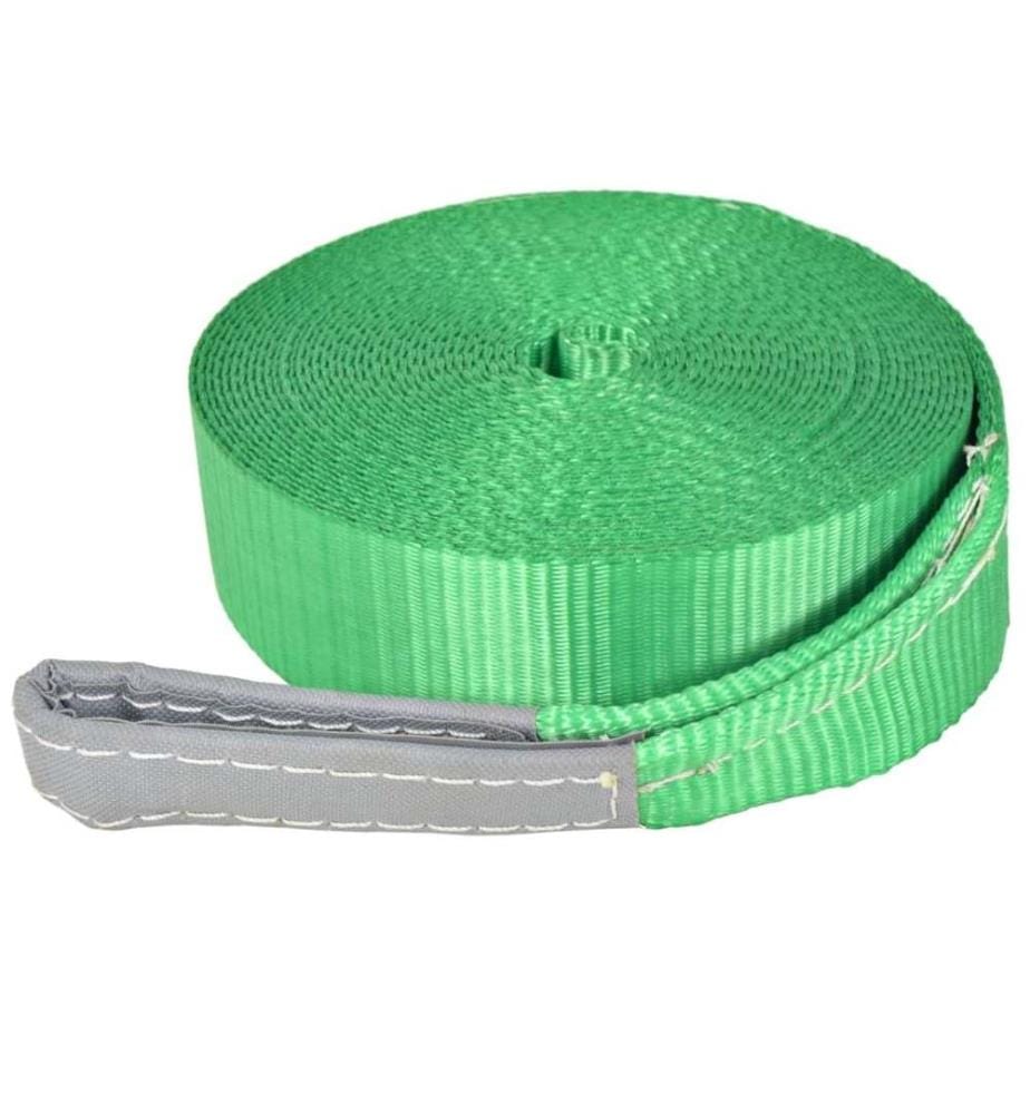Corde lâche pour slackline 15 m x 50 mm 150 kg Vert