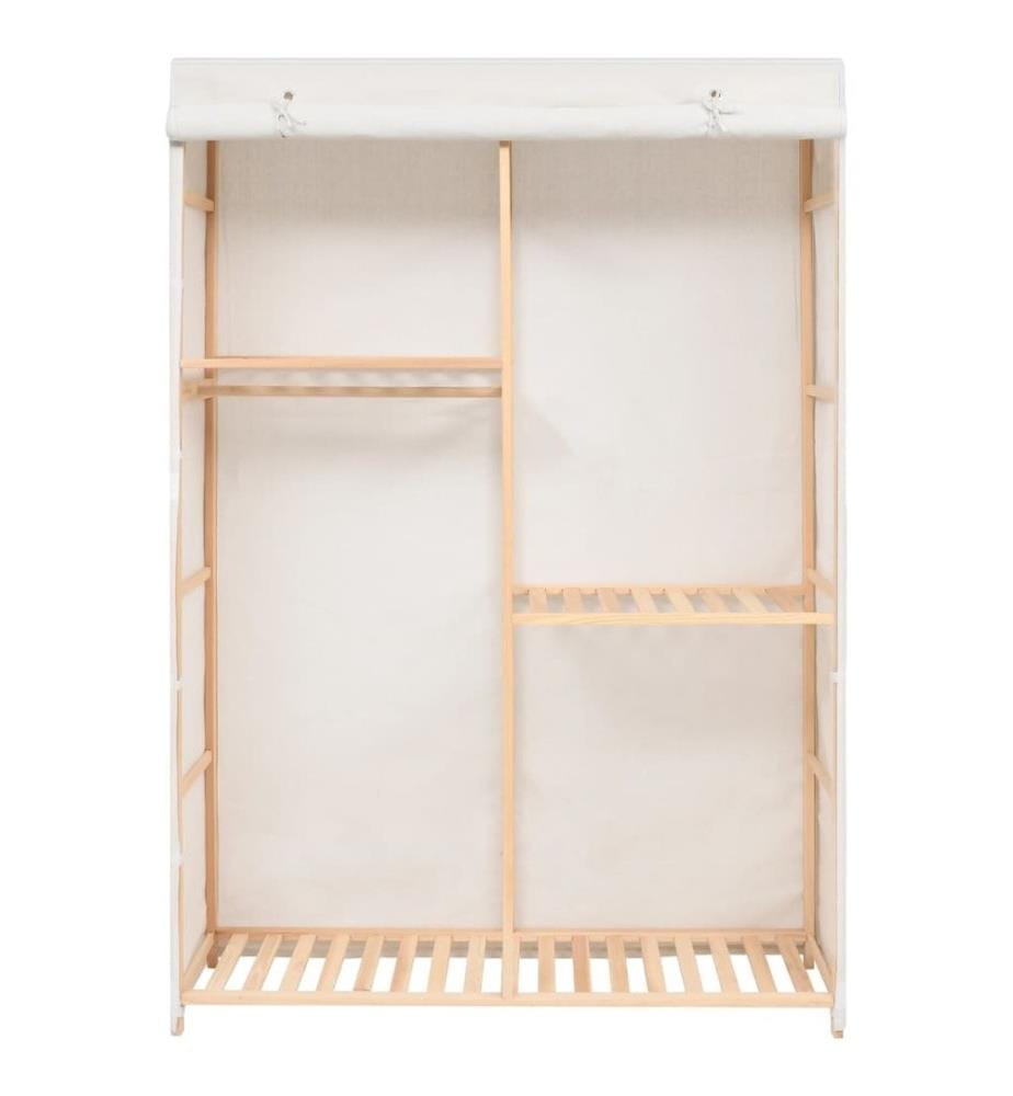 Kleiderschrank mit 3 Ebenen 110 x 40 x 170 cm
