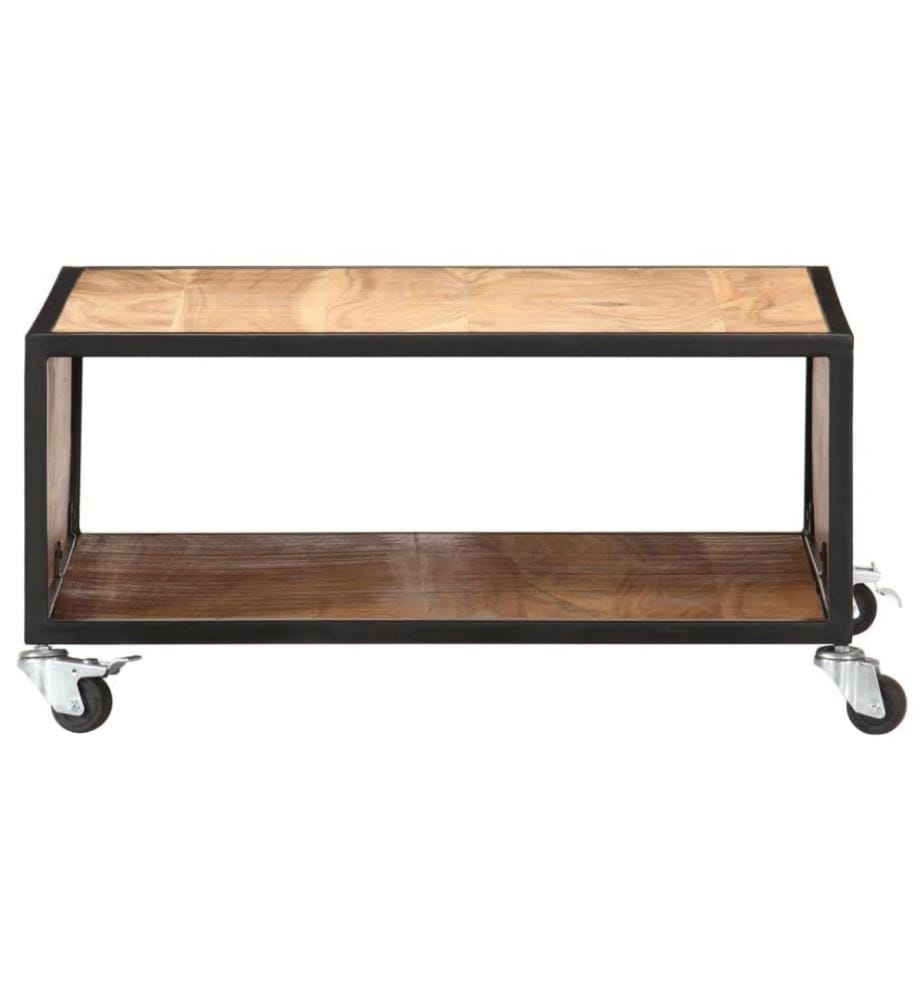Table basse 70x70x32 cm Bois solide d'acacia
