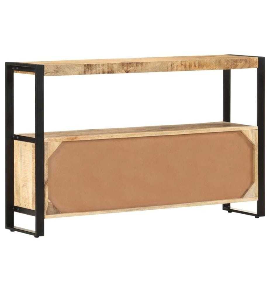 Beistellschrank 120 x 30 x 75 cm Massivholz Mango