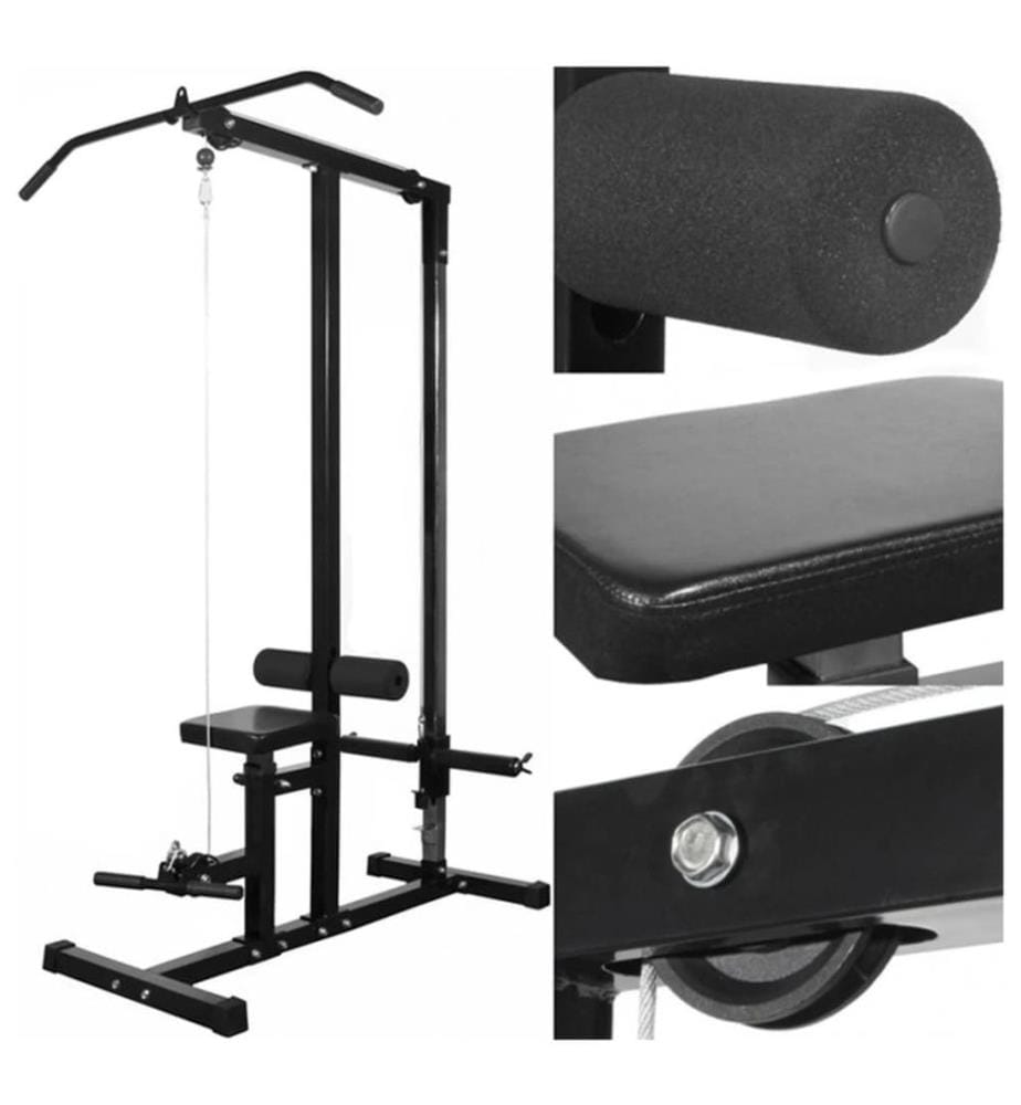 Tour de musculation avec jeu d'haltères et poids 60,5 kg