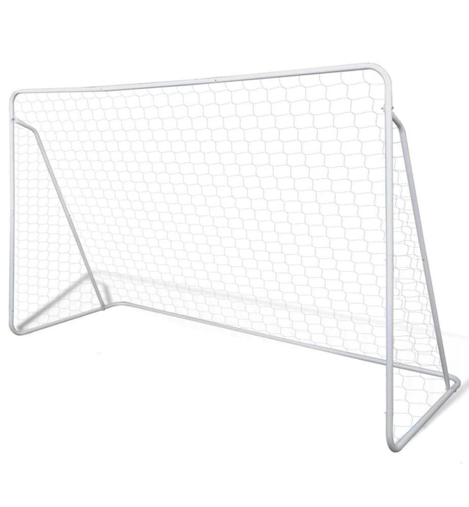 Fussball-Tornetze 2 Stück 240 x 90 x 150 cm Stahl