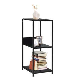 Kleines Bücherregal Schwarz 33,5x39,6x79,7 cm Holzwerkstoff