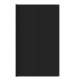 Tapis de tente 400x400 cm Noir PEHD