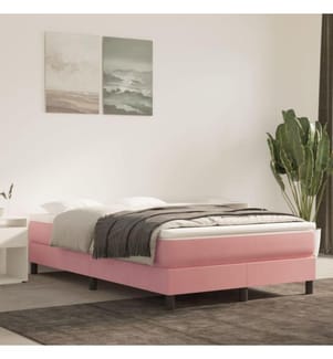 Sommier à ressorts de lit Rose 120x200 cm Velours