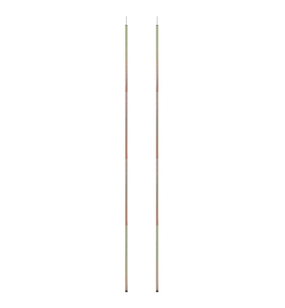 Sonnensegel Stangen 2 Stk. 200 cm Verzinkter Stahl