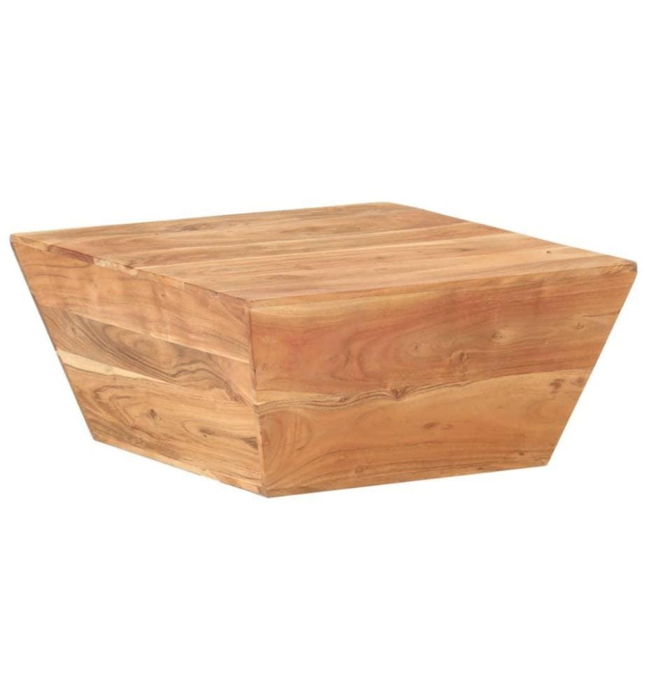 Couchtisch V-Form 66x66x30 cm Akazie Massivholz