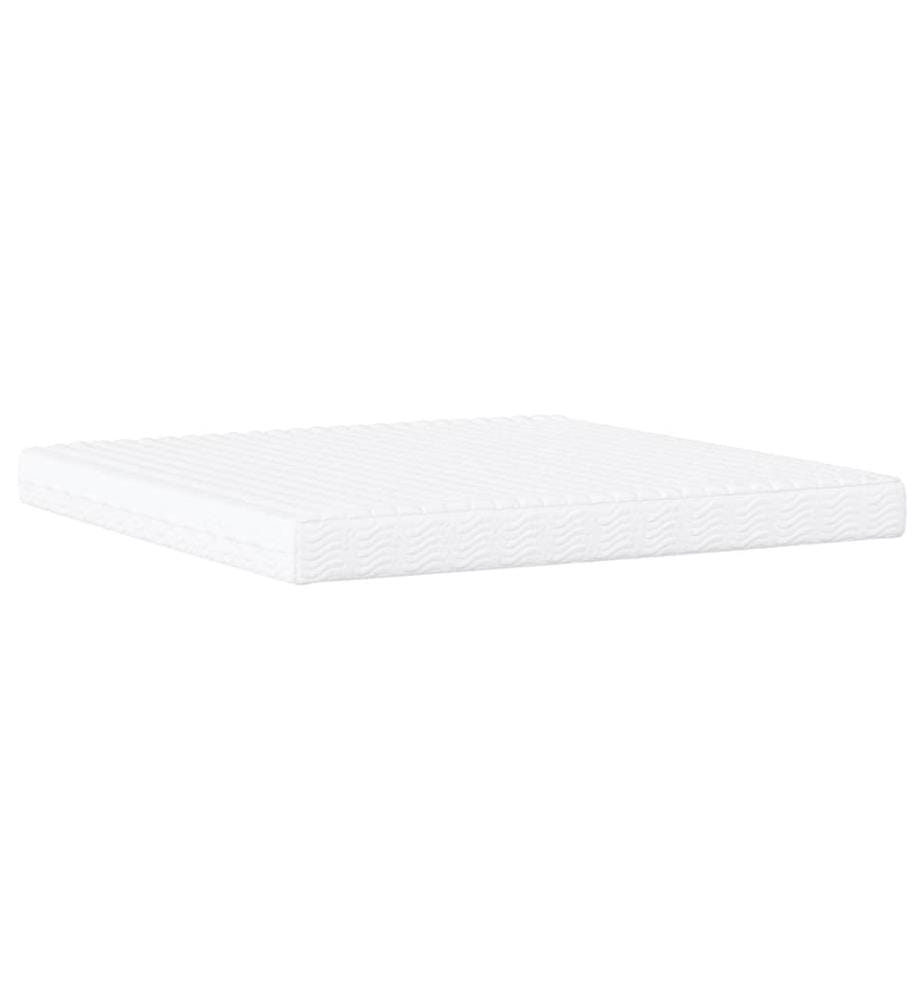 Bett mit Matratze Schwarz 200x200 cm Samt