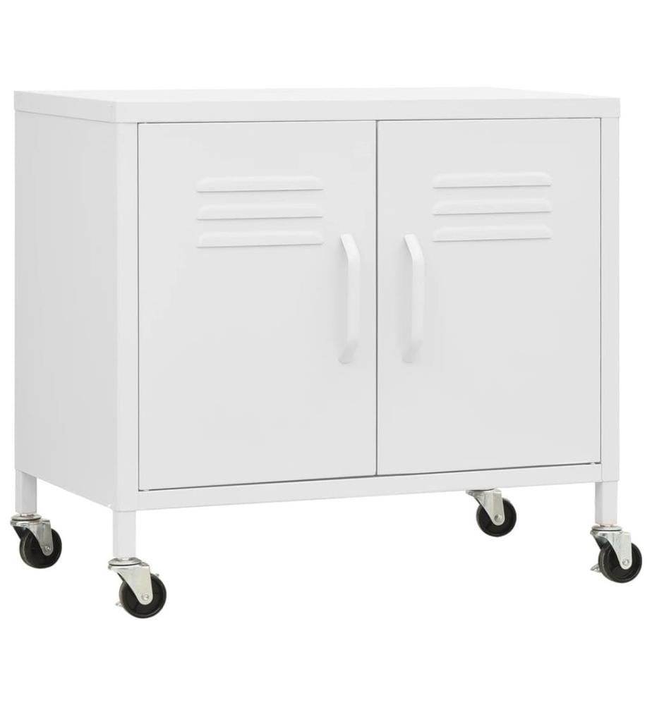 Armoire de rangement Blanc 60x35x56 cm Acier