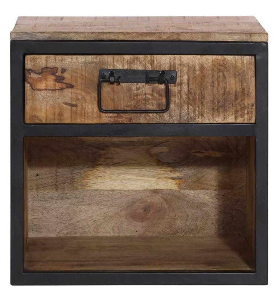 Nachttisch 40x35x40 cm Massivholz Mango