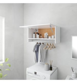 Garde-robe Blanc 70x32,5x35 cm Aggloméré