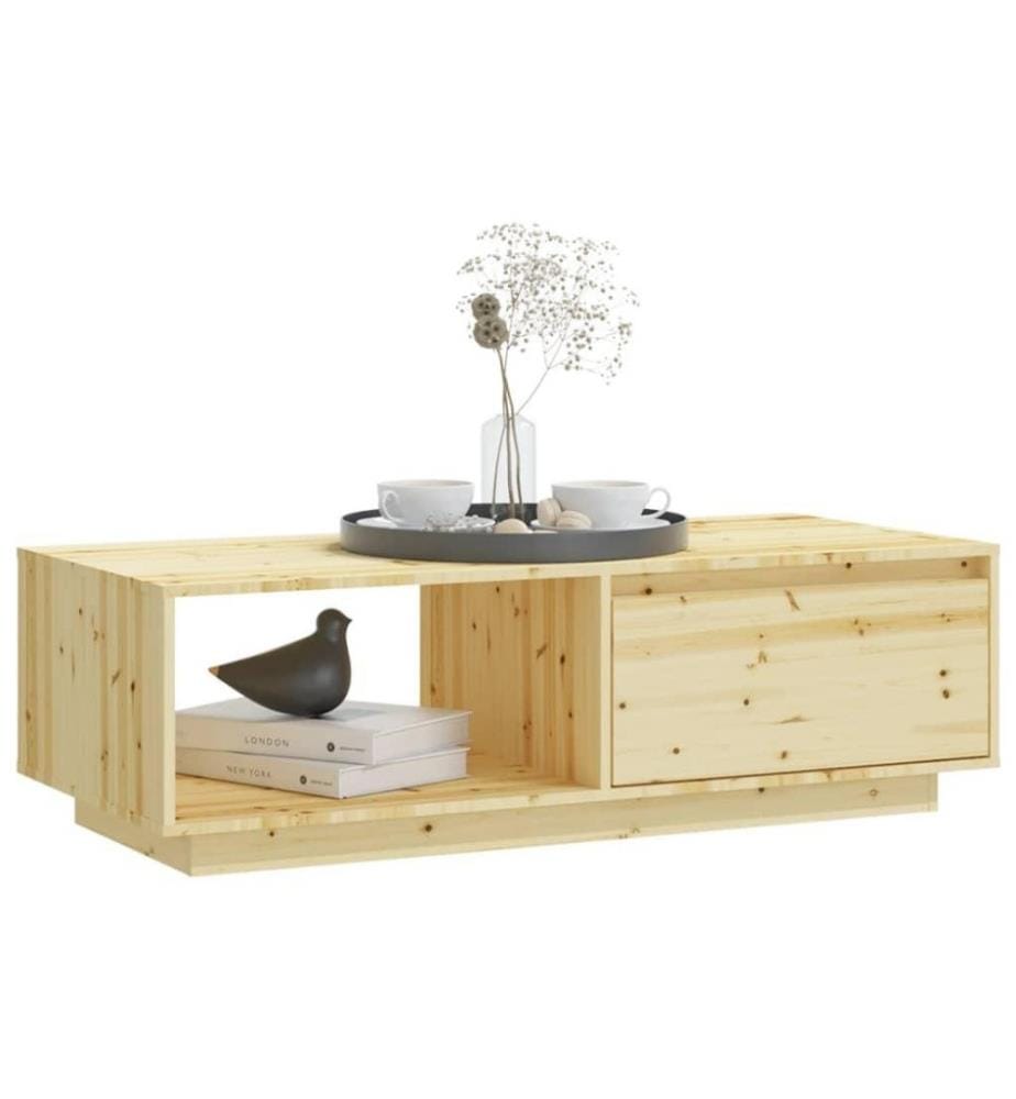 Couchtisch 110x50x33,5 cm Massivholz Tanne
