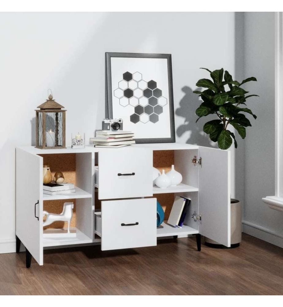 Sideboard Weiss 100x36x60 cm Holzwerkstoff