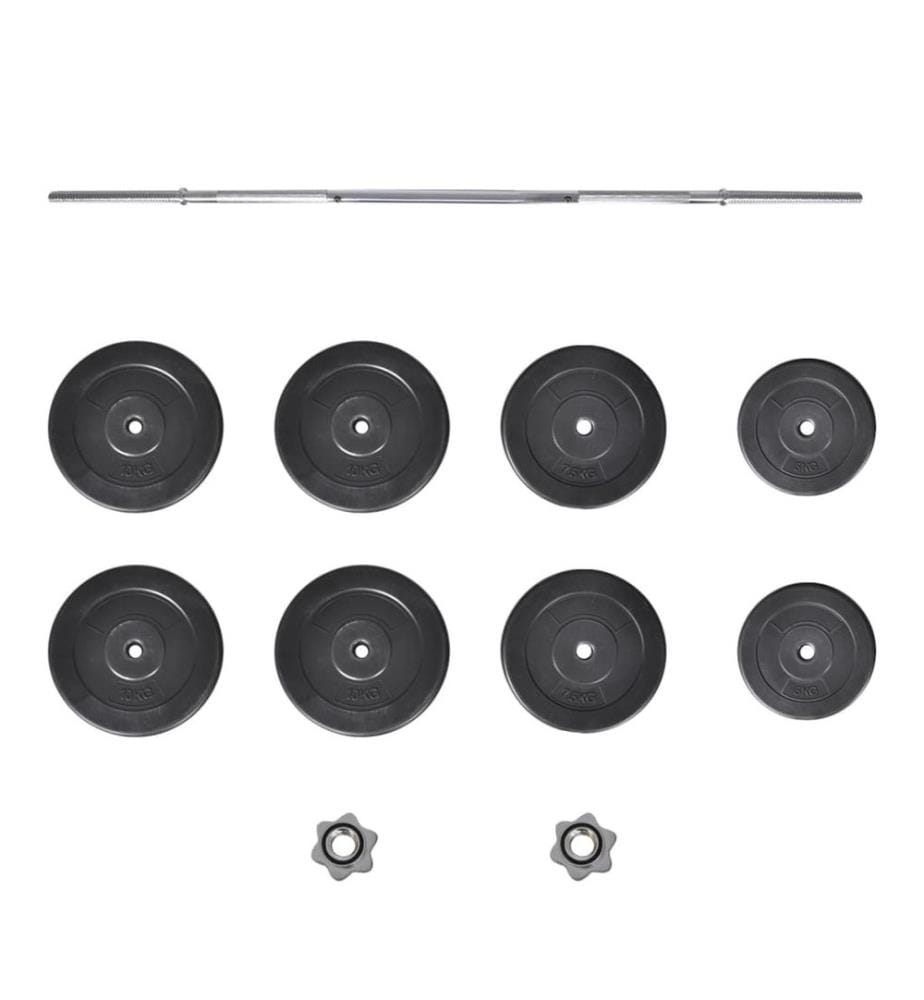Langhantel mit Gewichten Set 60 kg