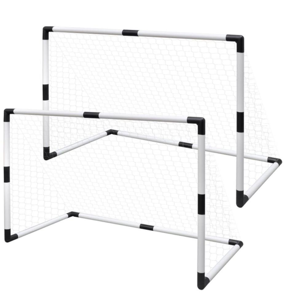 Mini Fussball Torpfosten Netz Set 2 Stück für Kinder
