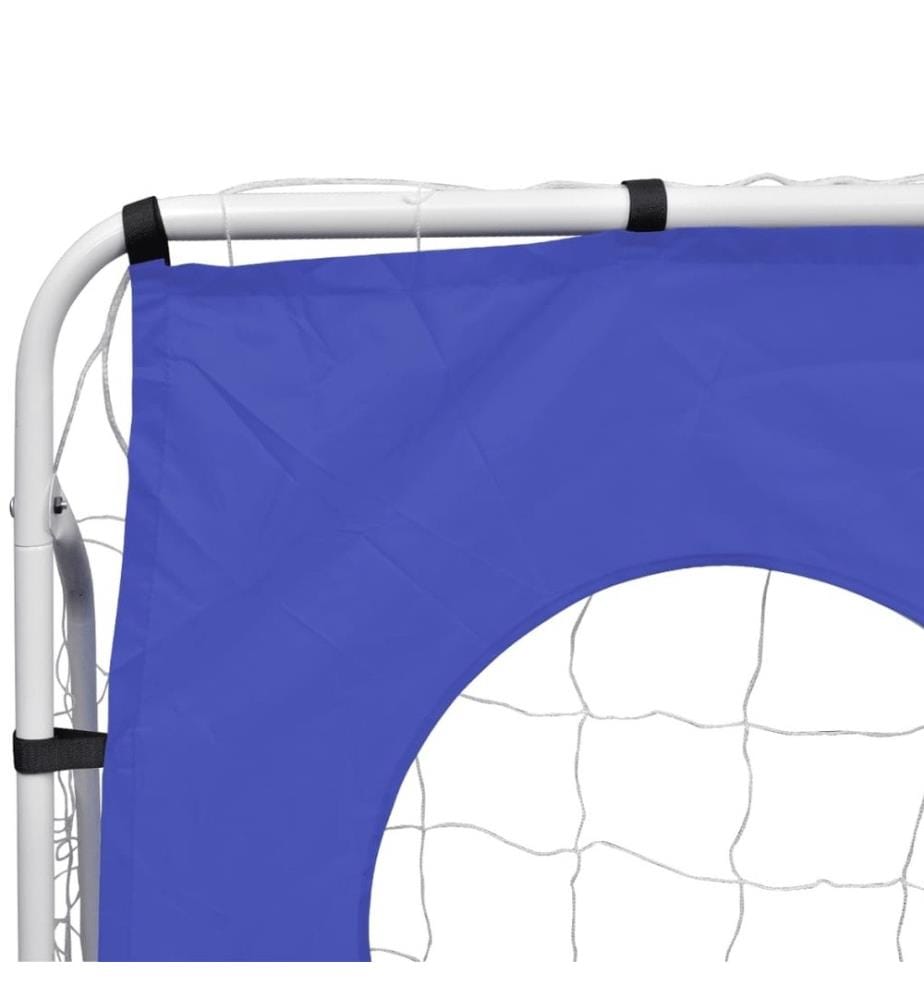 Fussball Tor mit Torschusswand Stahl 240 x 92 x 150 cm
