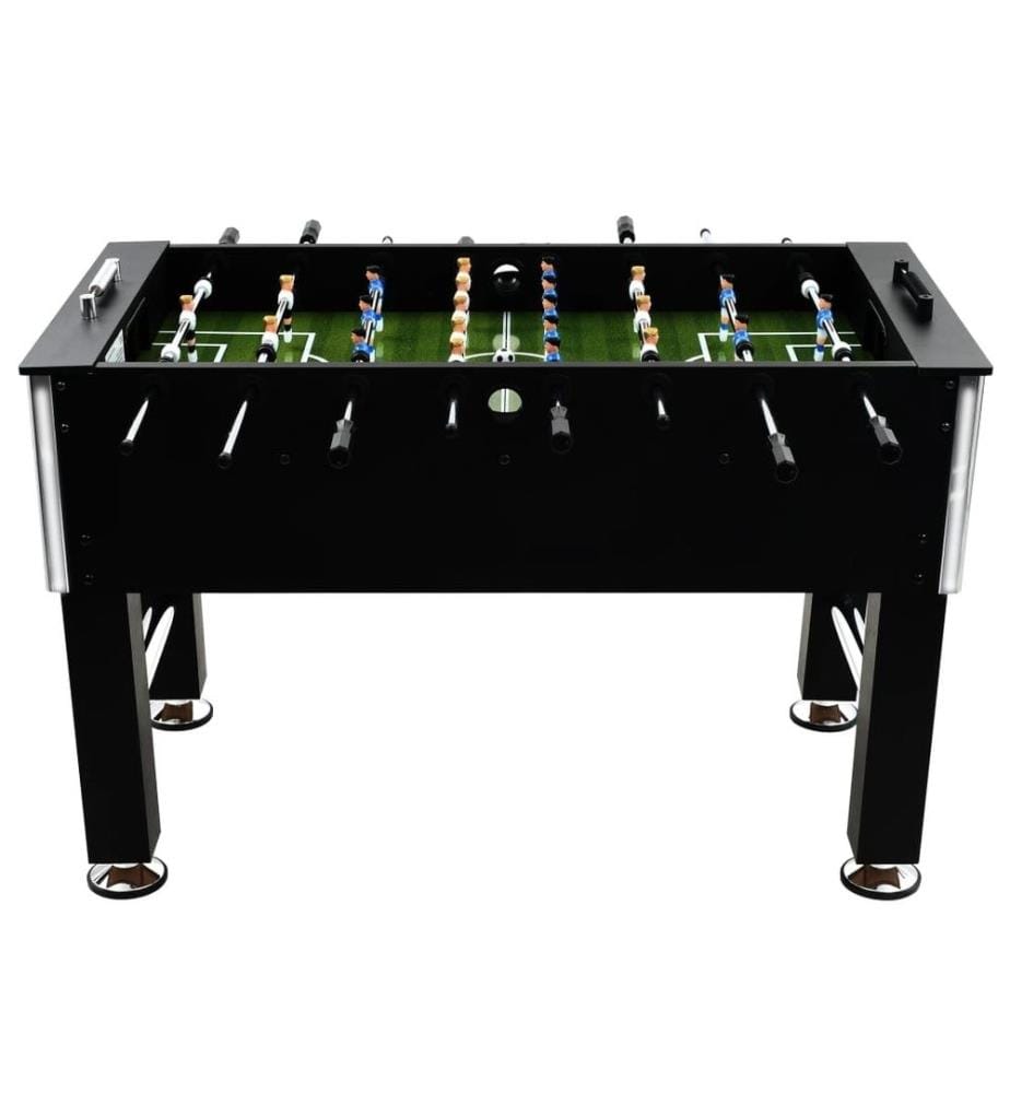 Kickertisch Stahl 60 kg 140 x 74,5 x 87,5 cm Schwarz