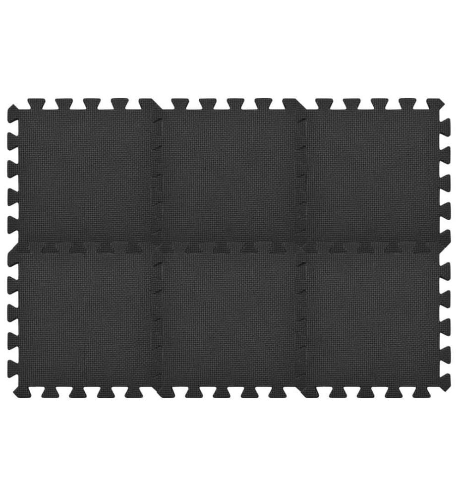 Tapis de sol 54 pcs 4,86? Mousse EVA Noir