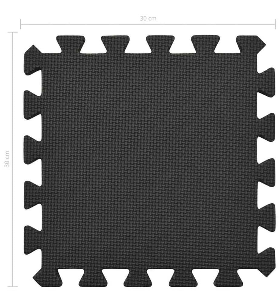 Tapis de sol 54 pcs 4,86? Mousse EVA Noir