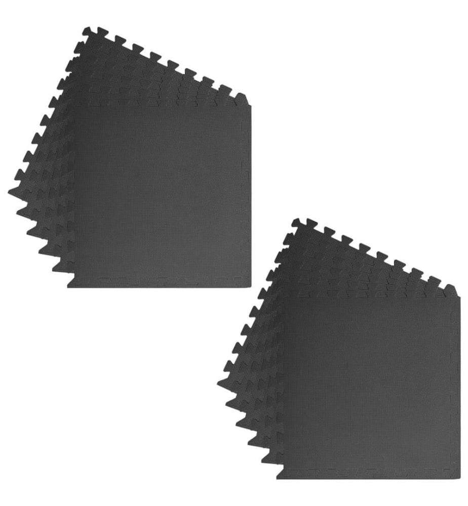 Tapis de sol 12 pcs 4,32? Mousse EVA Noir