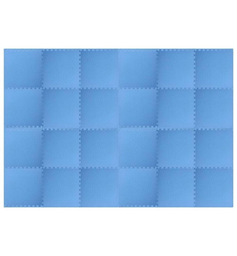 Tapis de sol 24 pcs 8,64? Mousse EVA Bleu