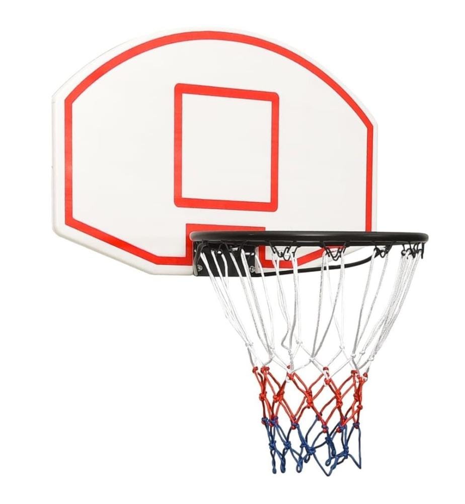 Basketballkorb Weiss 71x45x2 cm Polyethylen