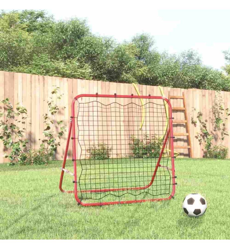 Fussball-Rebounder Verstellbar 96x80x96 cm Stahl und PE