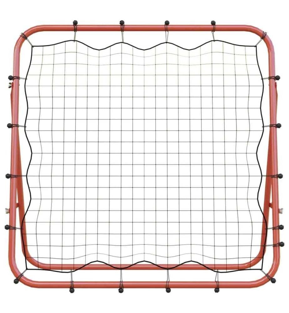 Fussball-Rebounder Verstellbar 96x80x96 cm Stahl und PE