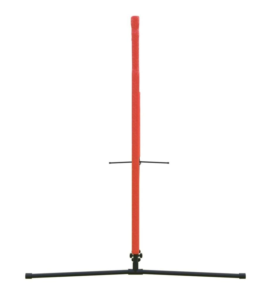 Tennisnetz Schwarz und Rot 500x100x87 cm Polyester