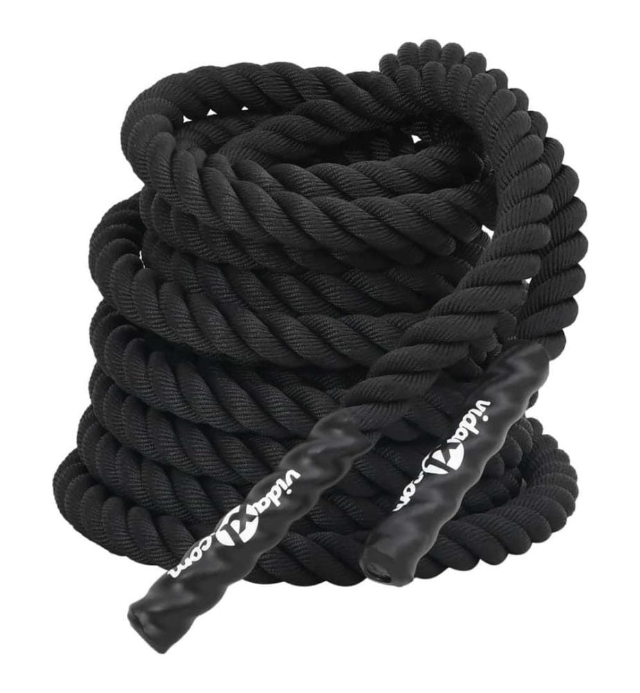 Kampfseil Schwarz 12 m 9 kg Polyester