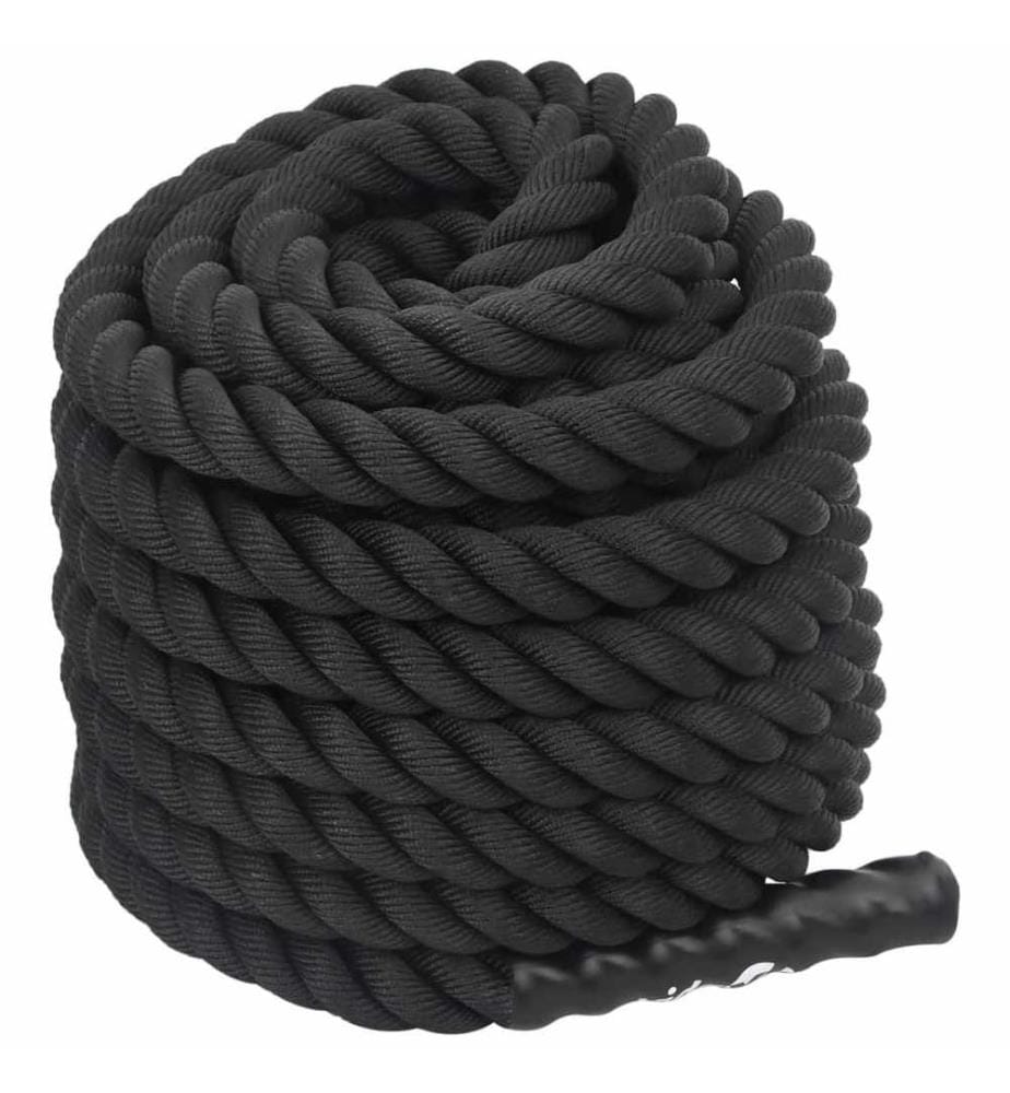Kampfseil Schwarz 12 m 9 kg Polyester