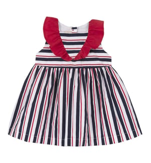 Kleid mit Volants