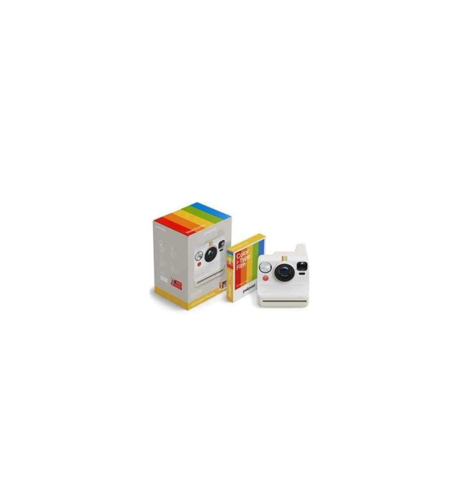 POLAROID - Fotokamera Now Gen 3 + Color Film Bundle Weiss