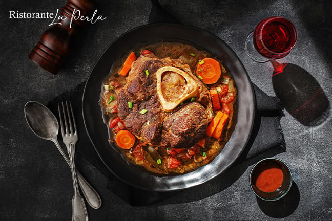 3-Gang-Menü mit Kalbs-Ossobuco und Gremolata