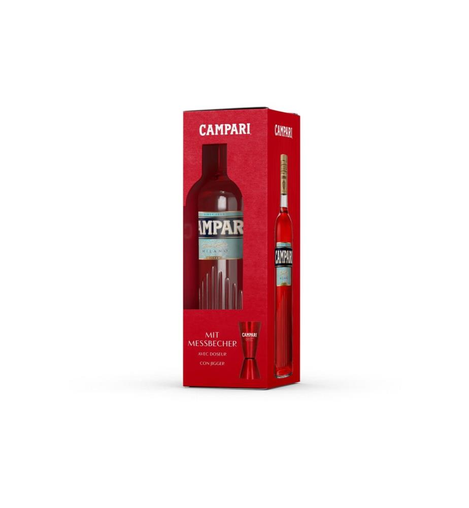 Campari - Bitter mit Messbecher 23% 1 l