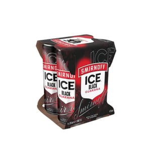 Smirnoff Ice Black Guarana 4 x 0.25 l